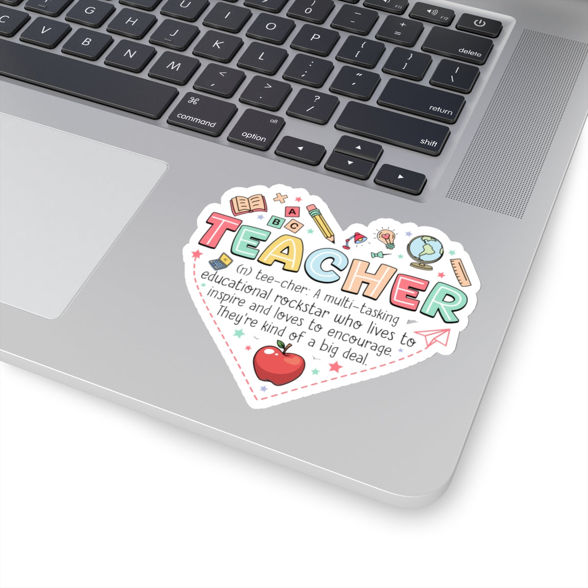 Heart Teacher Appreciation Sticker for Teachers back To School Gift