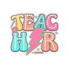 Retro Teacher Sticker for Teachers back To School Gift