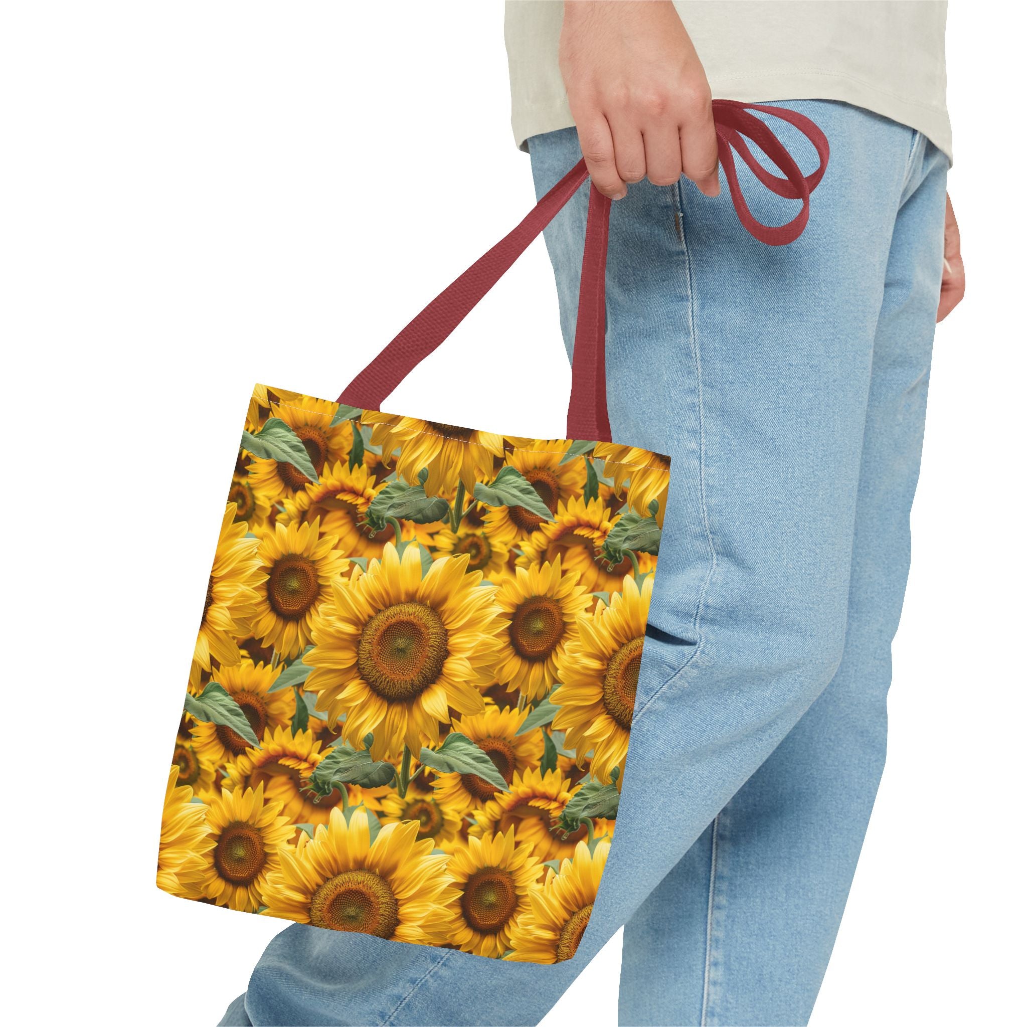 Sunflower Pattern Tote Bag