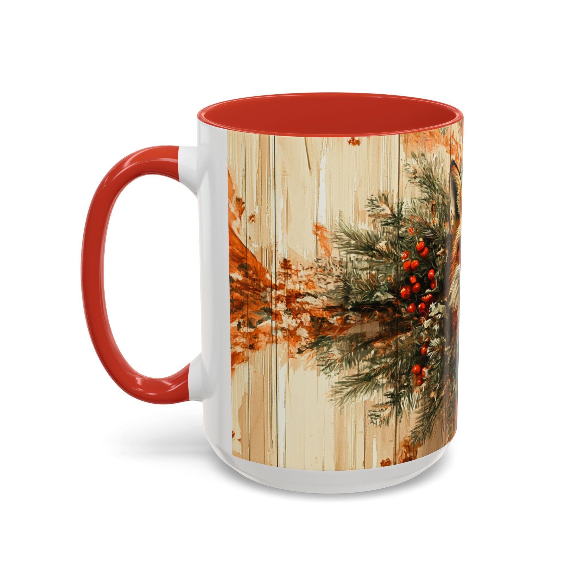 Mug Boho Fox Christmas Design