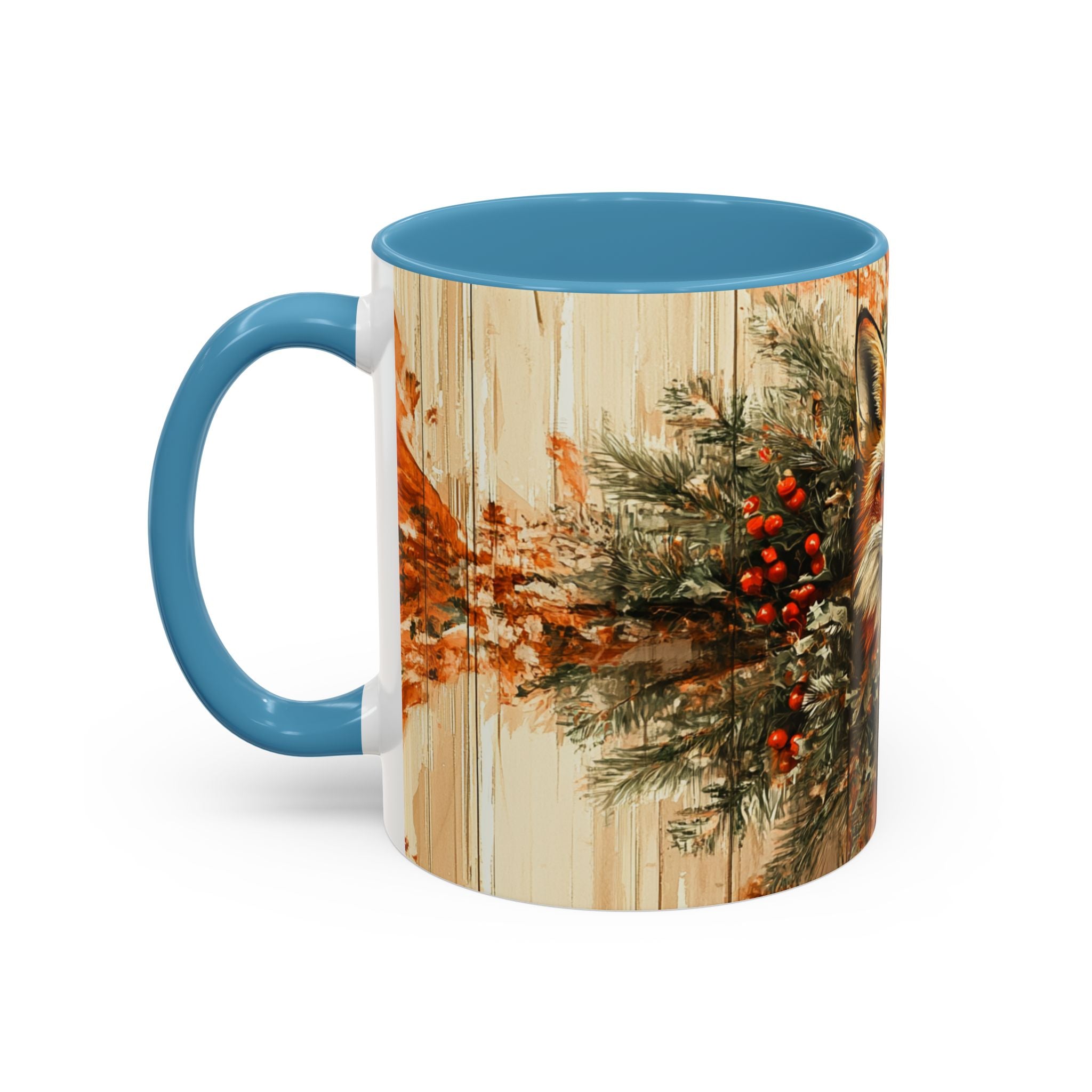 Mug Boho Fox Christmas Design