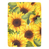 Sunflower Blanket - Soft Plush Throw - Floral Bedding - 60x80