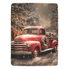 Cranberry Lake Designs Christmas Truck Ultra-Soft Micro Fleece Blanket