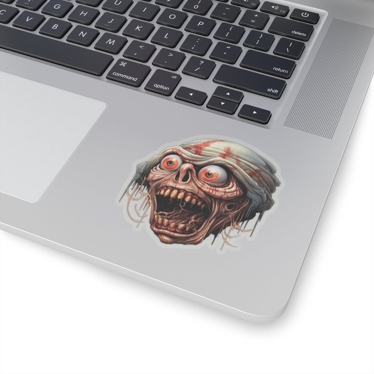 Creepy Zombie Man Horror Halloween Vinyl Sticker