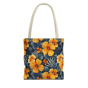 Fruity Oranges Pattern Summer Tote Bag