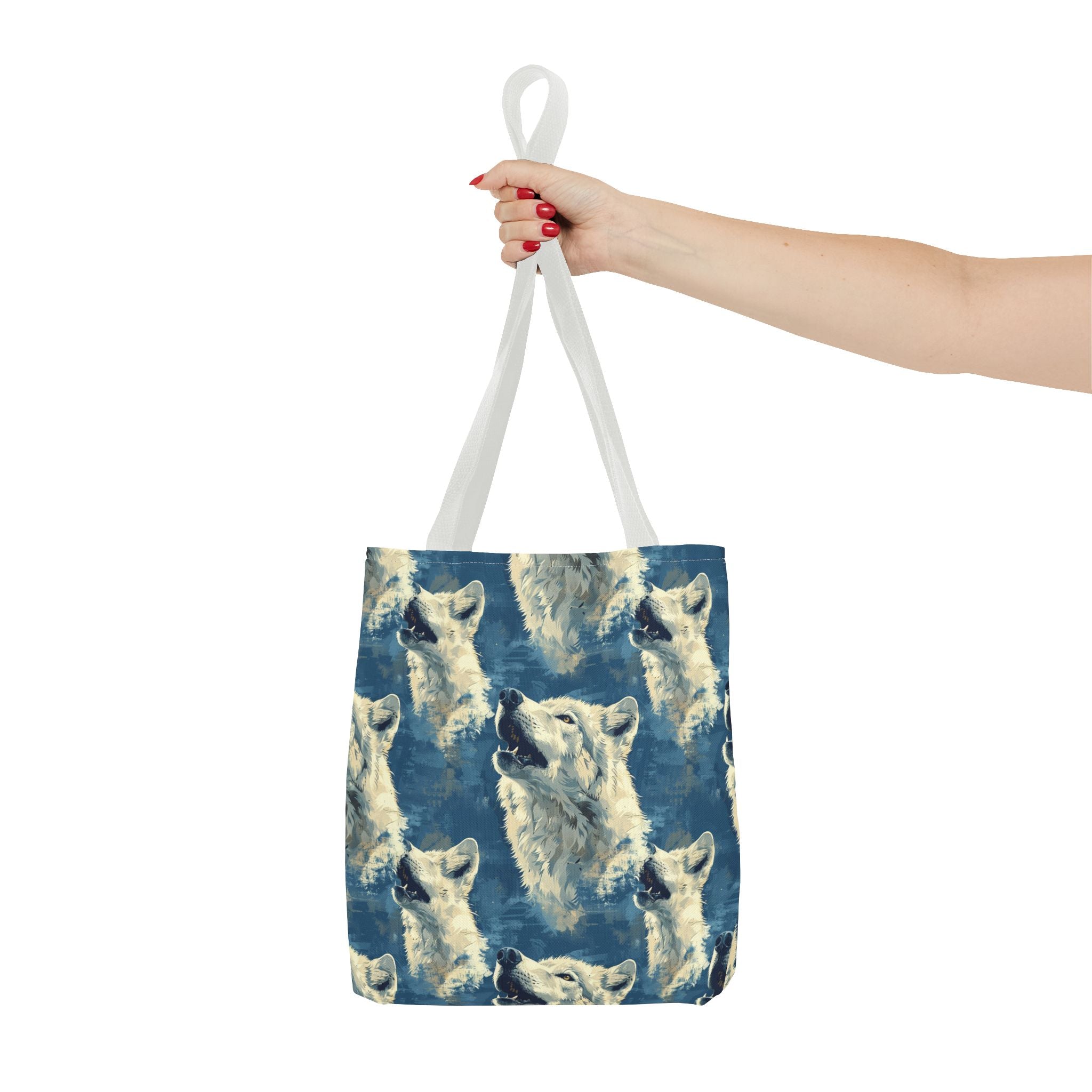 Howling Wolf Rustic Lodge Tote Bag