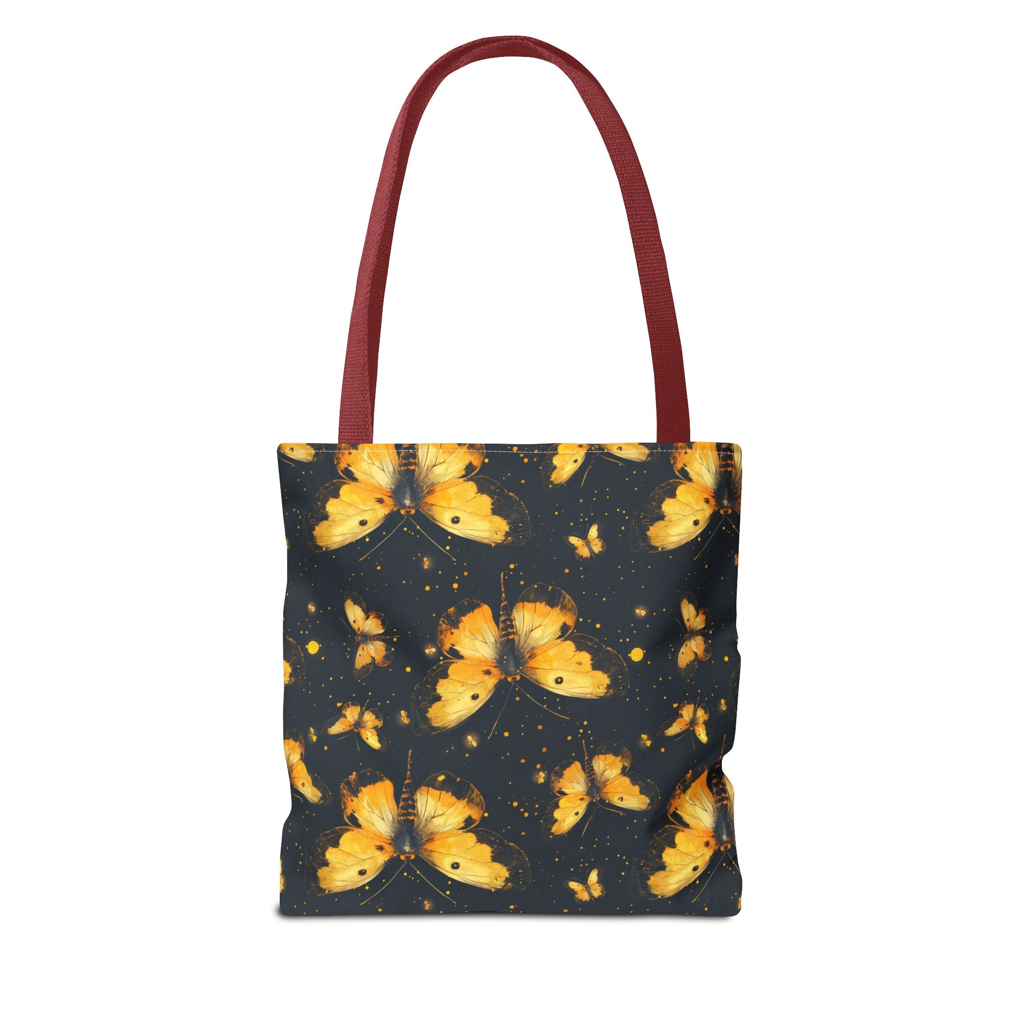 Whimsical Gold Butterfly Fairycore Tote Bag