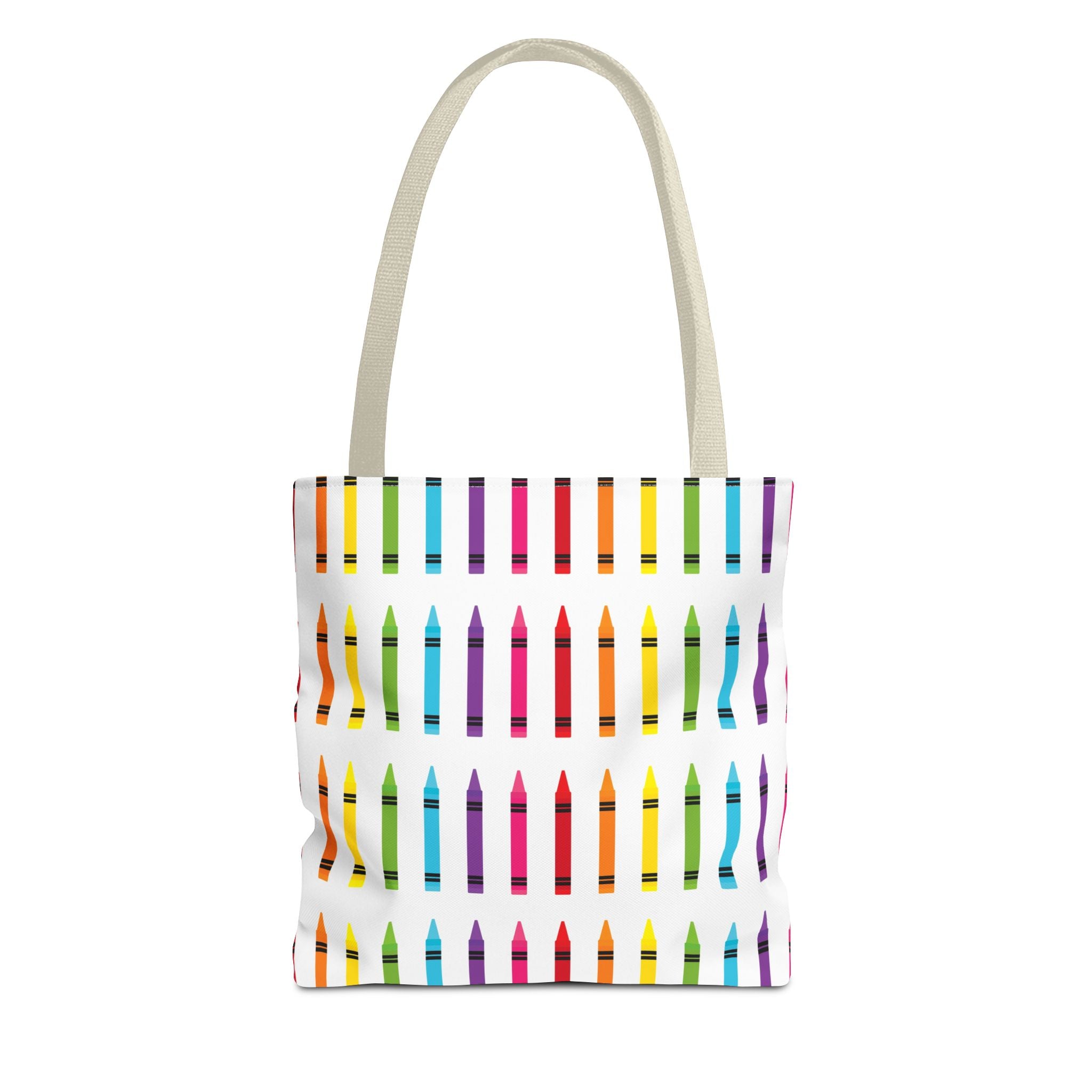 Crayon Print Back to School Tote Bag