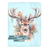 Cranberry Lake Designs Christmas Deer Saying Ultra-Soft Micro Fleece Blanket 60" x 80"