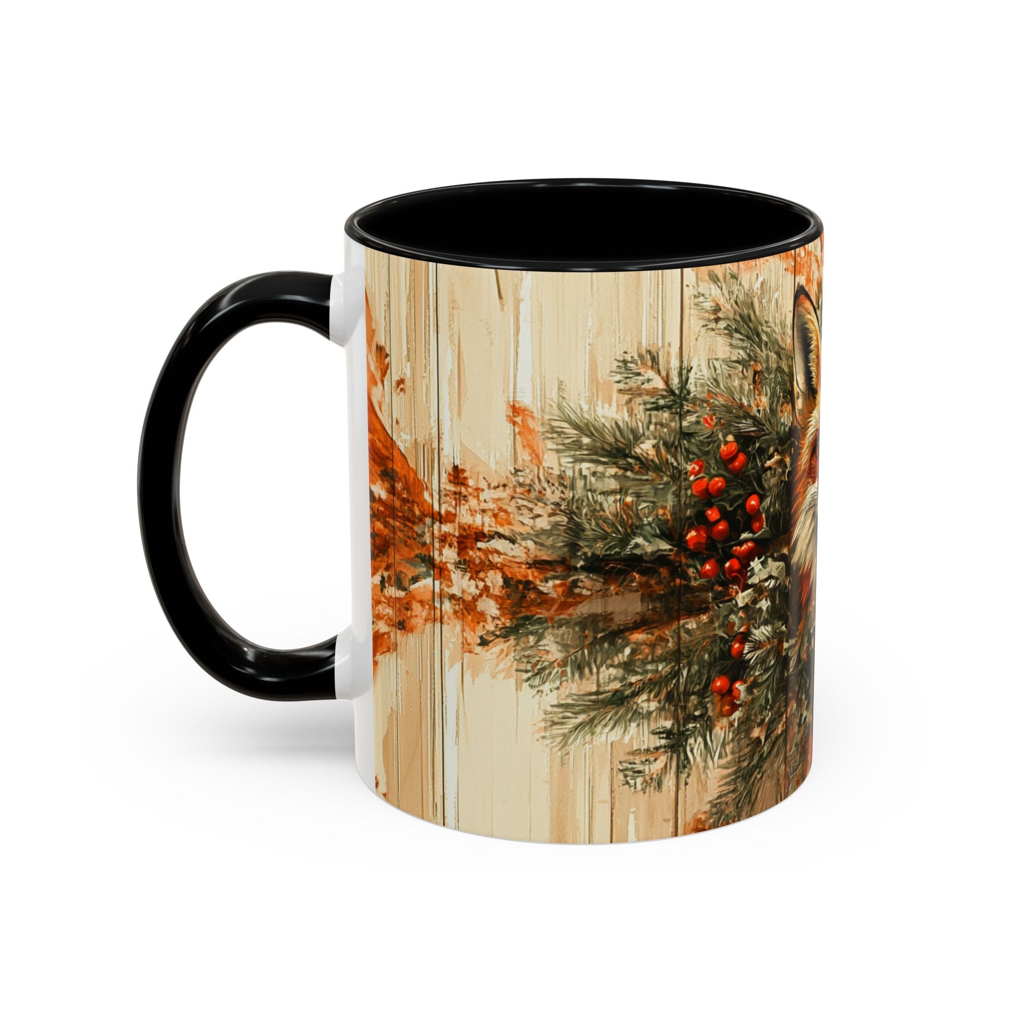 Mug Boho Fox Christmas Design