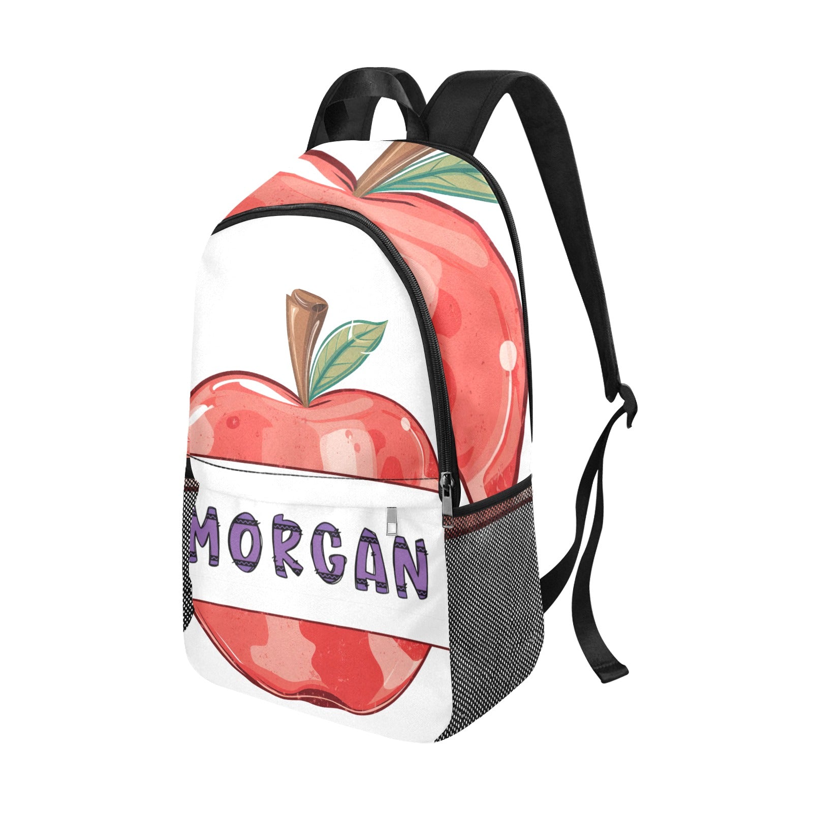 Personalized Apple Backpack with Custom Crayon Name - Cranberry Lake Design Co.  #