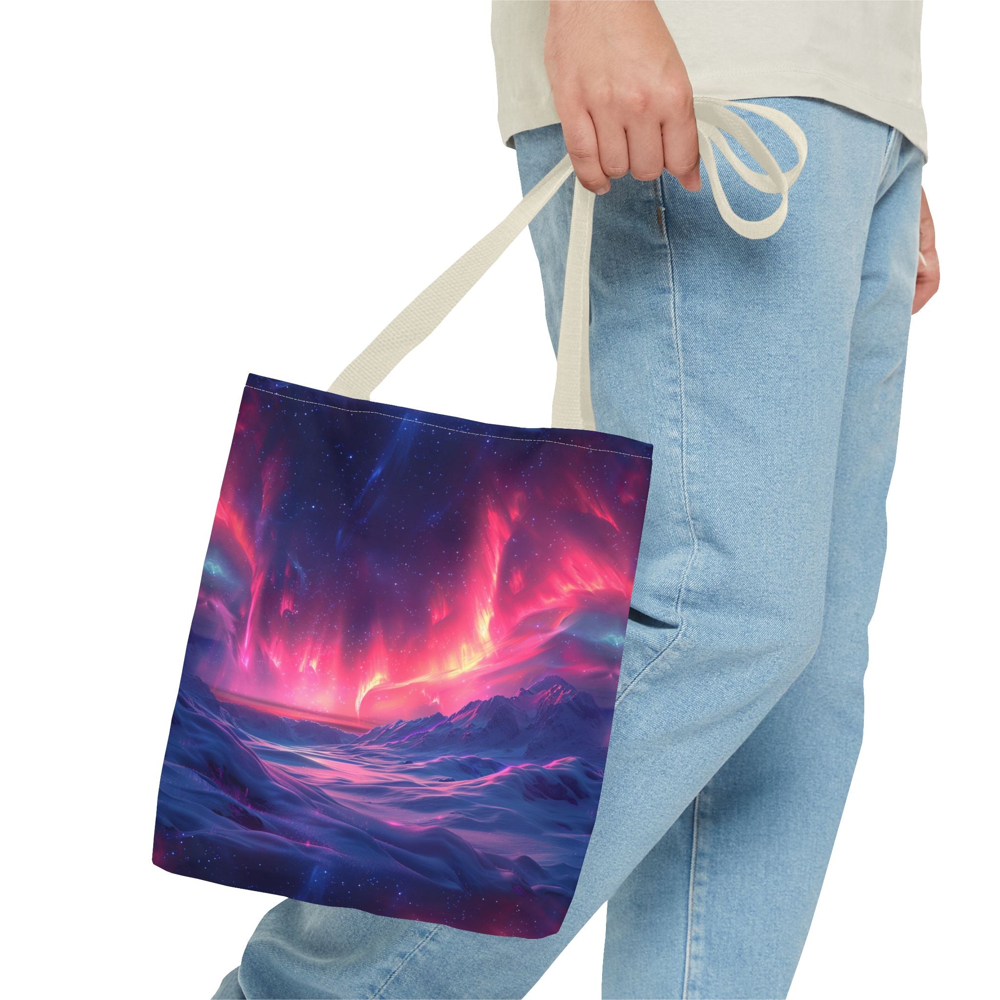 Arctic Northern Lights Tote Bag