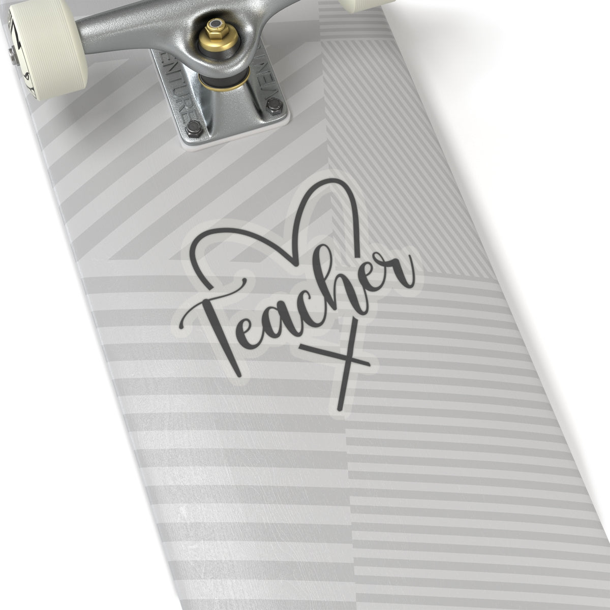 Teacher Heart Kiss-Cut Sticker Teacher Gift Back to School