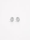 925 Sterling Silver Zircon Star Stud Earrings