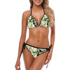 alyssum flowers pattern Custom Bikini Swimsuit (Model S01) - Cranberry Lake Design Co.  #