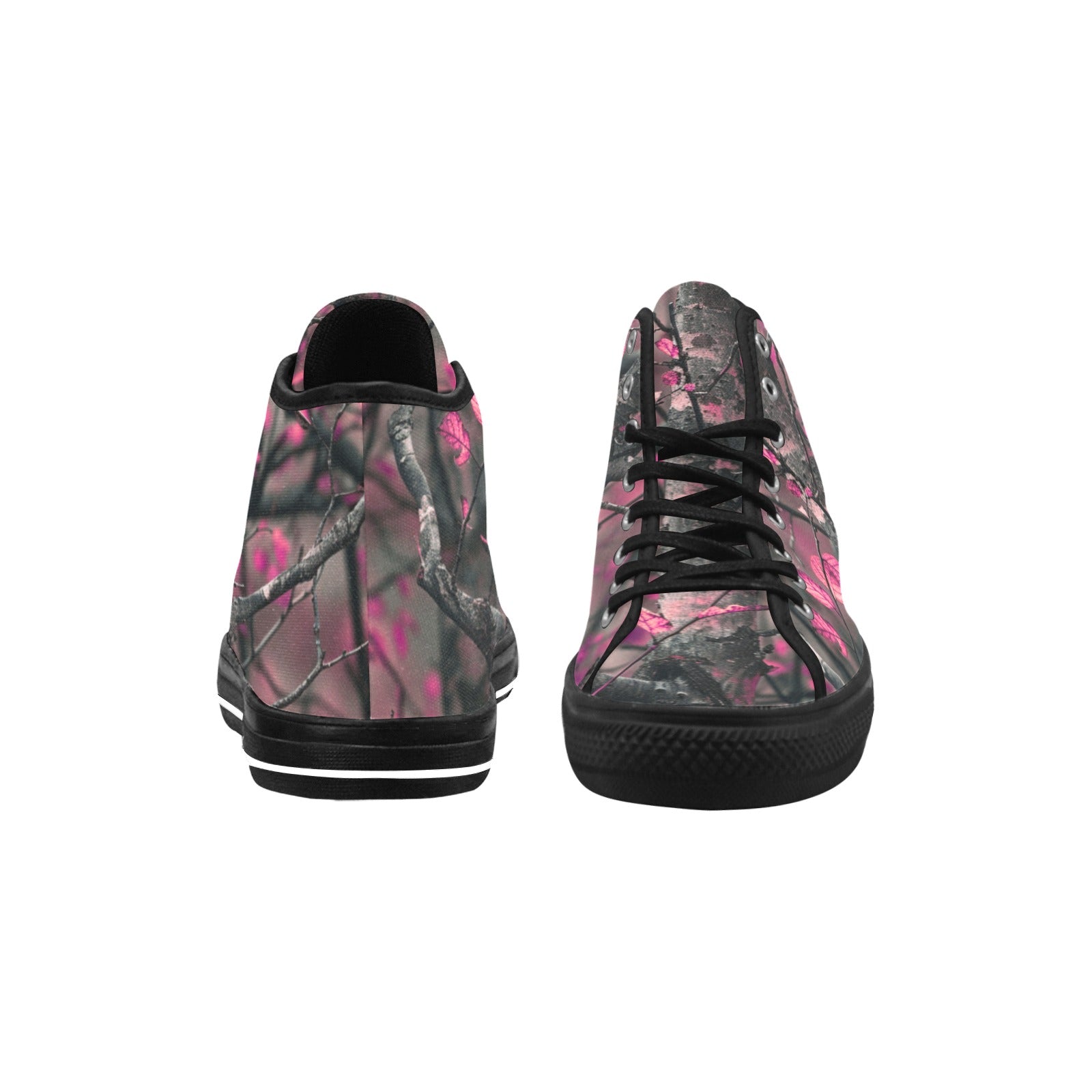 Cranberry Lake Designs Vancouver High Top Canvas Shoes in Pink Camo - Cranberry Lake Design Co.  #