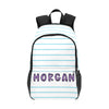 Write On: Personalized Lined Paper Crayon Backpack - Cranberry Lake Design Co.  #