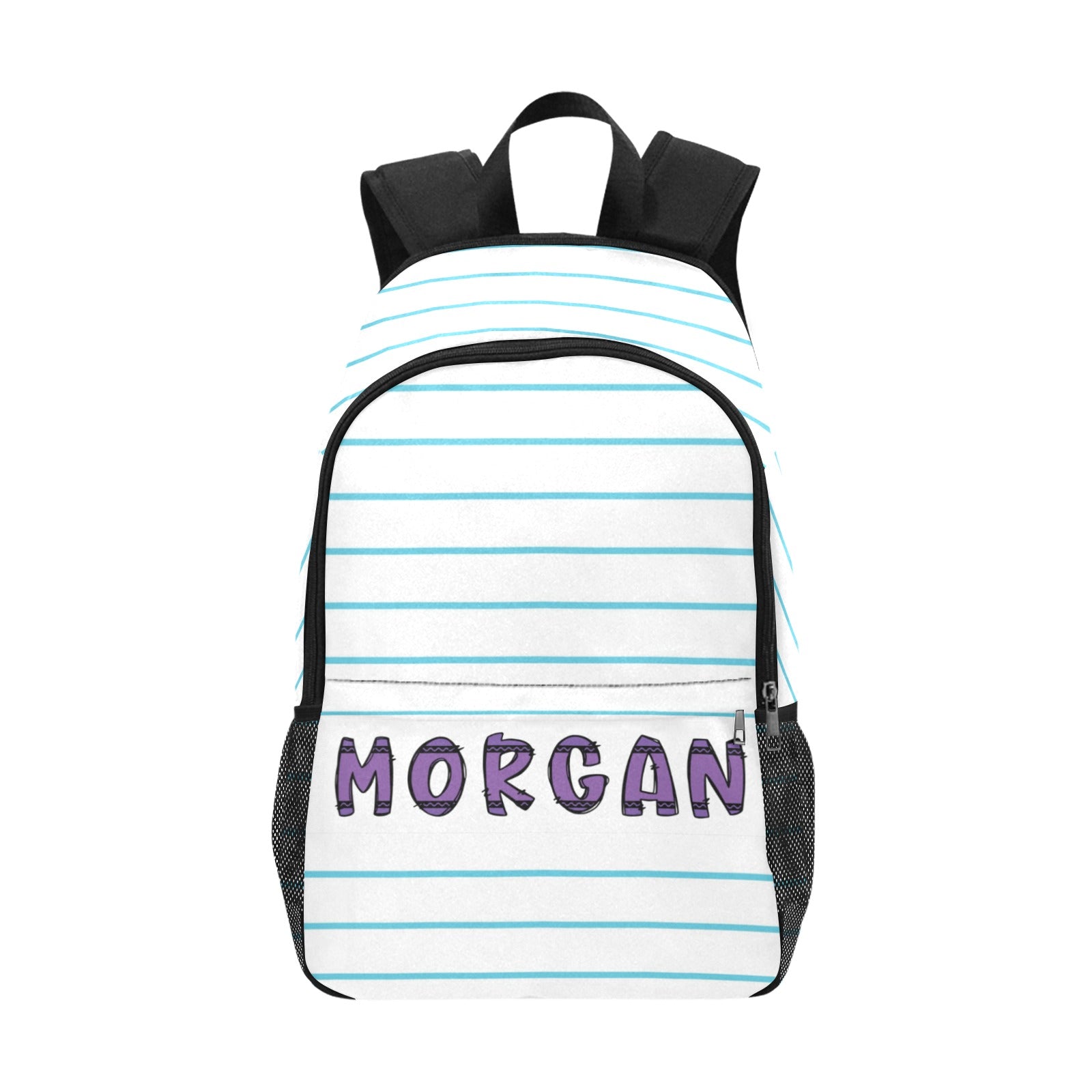 Write On: Personalized Lined Paper Crayon Backpack - Cranberry Lake Design Co.  #