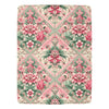 Pink Floral Tile Ultra-Soft Micro Fleece Blanket