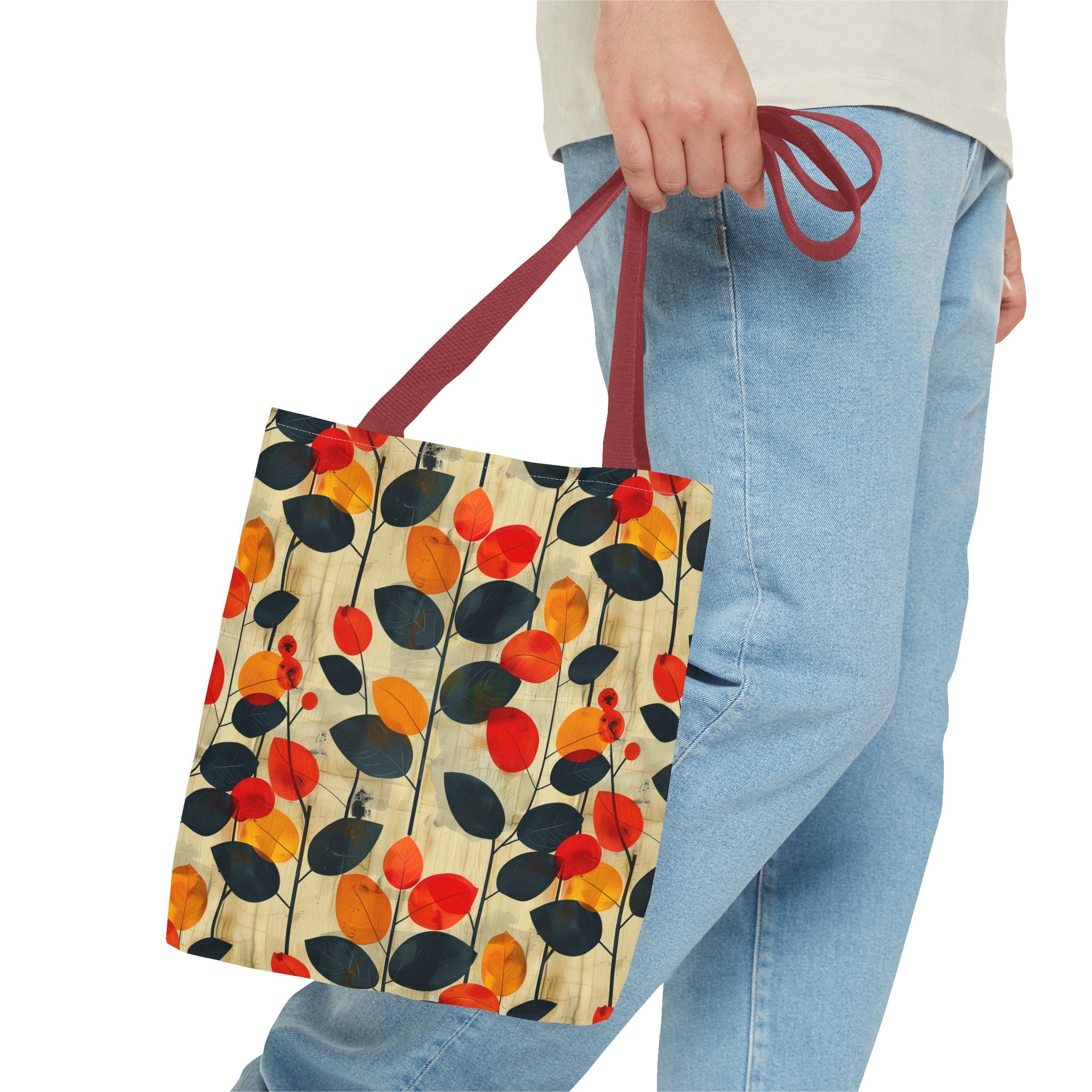 Autumn Viney Leaves Tote Bag