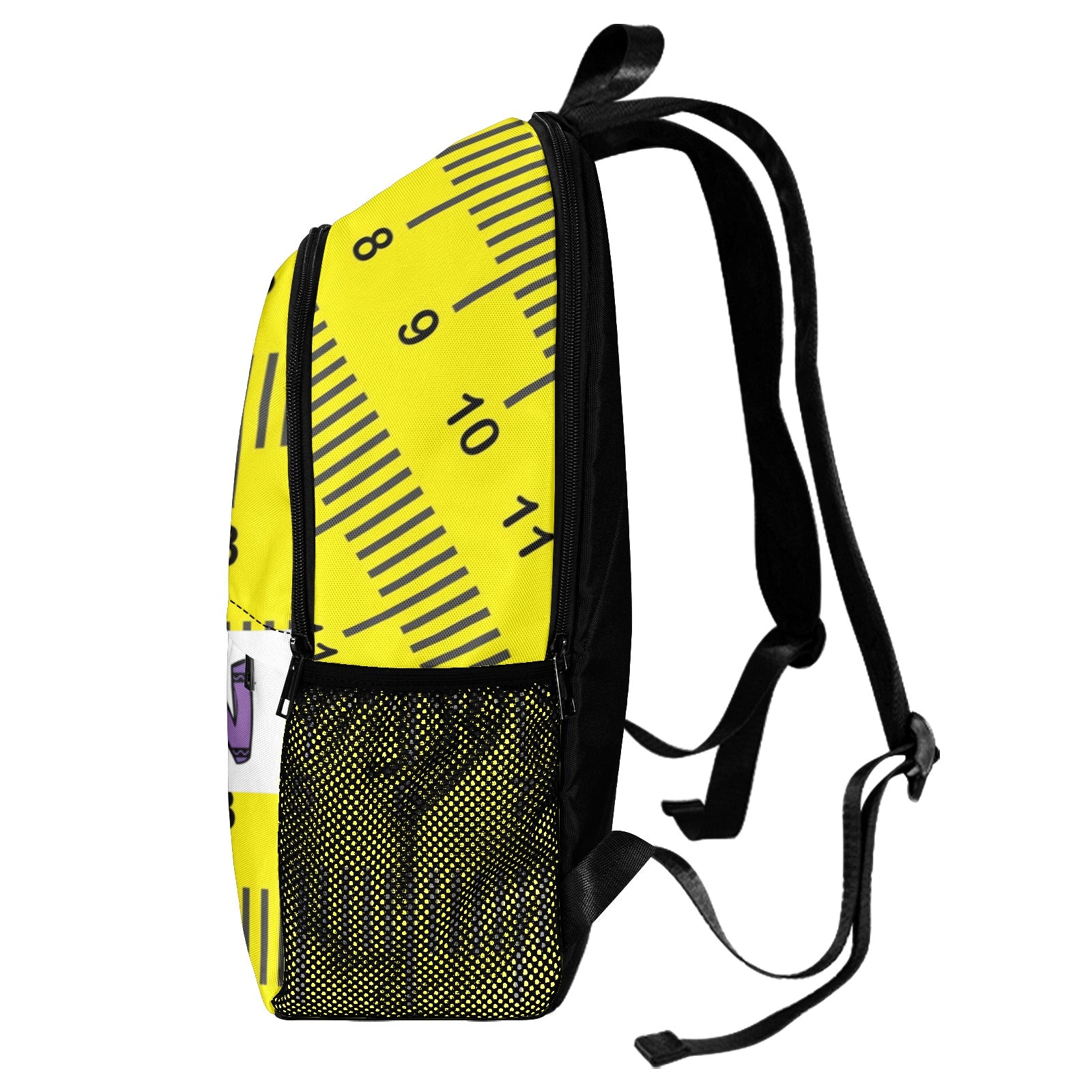 Rule the School: Ruler Crayon Backpack - Cranberry Lake Design Co.  #