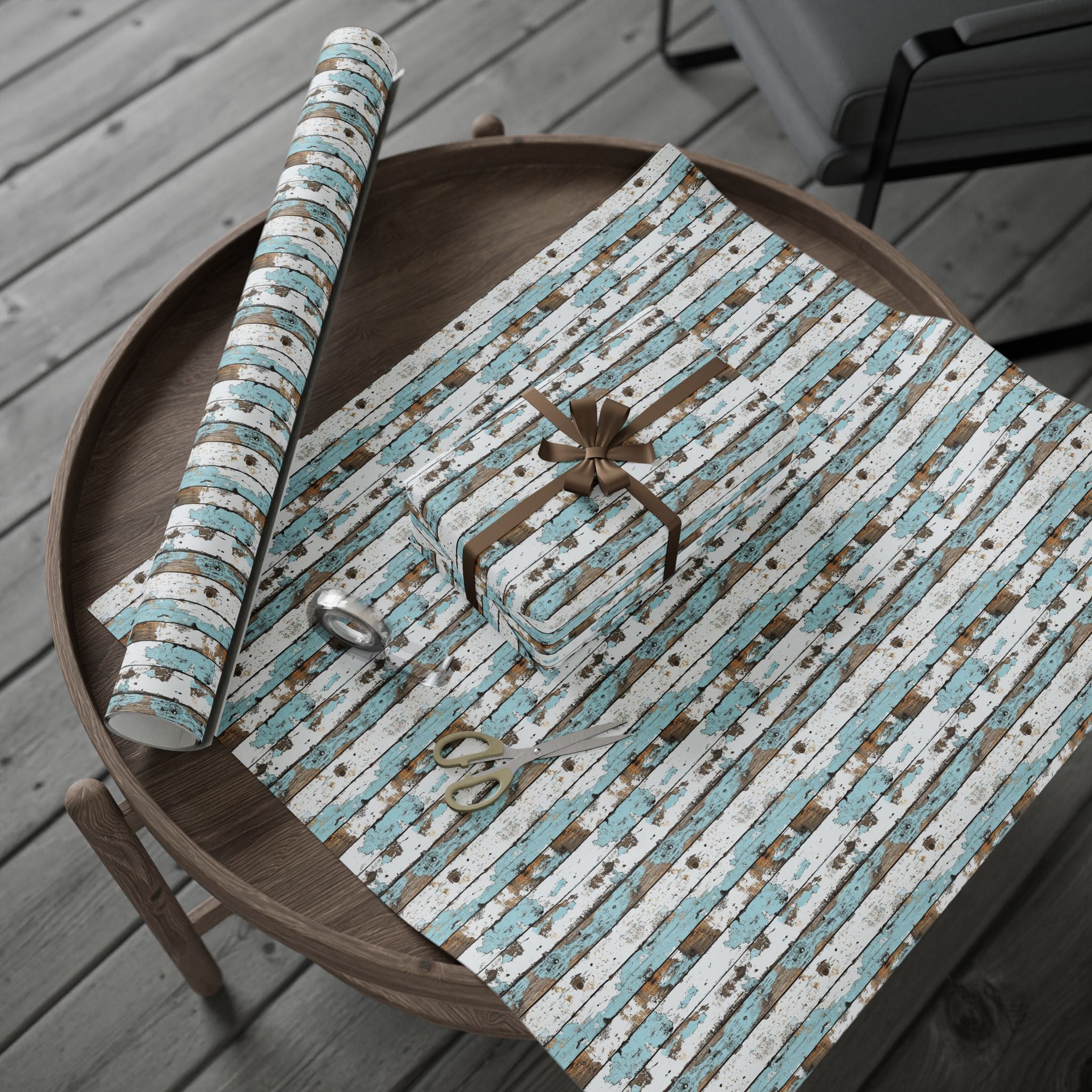 Rustic Barn wood Farmhouse Unique Wrapping paper