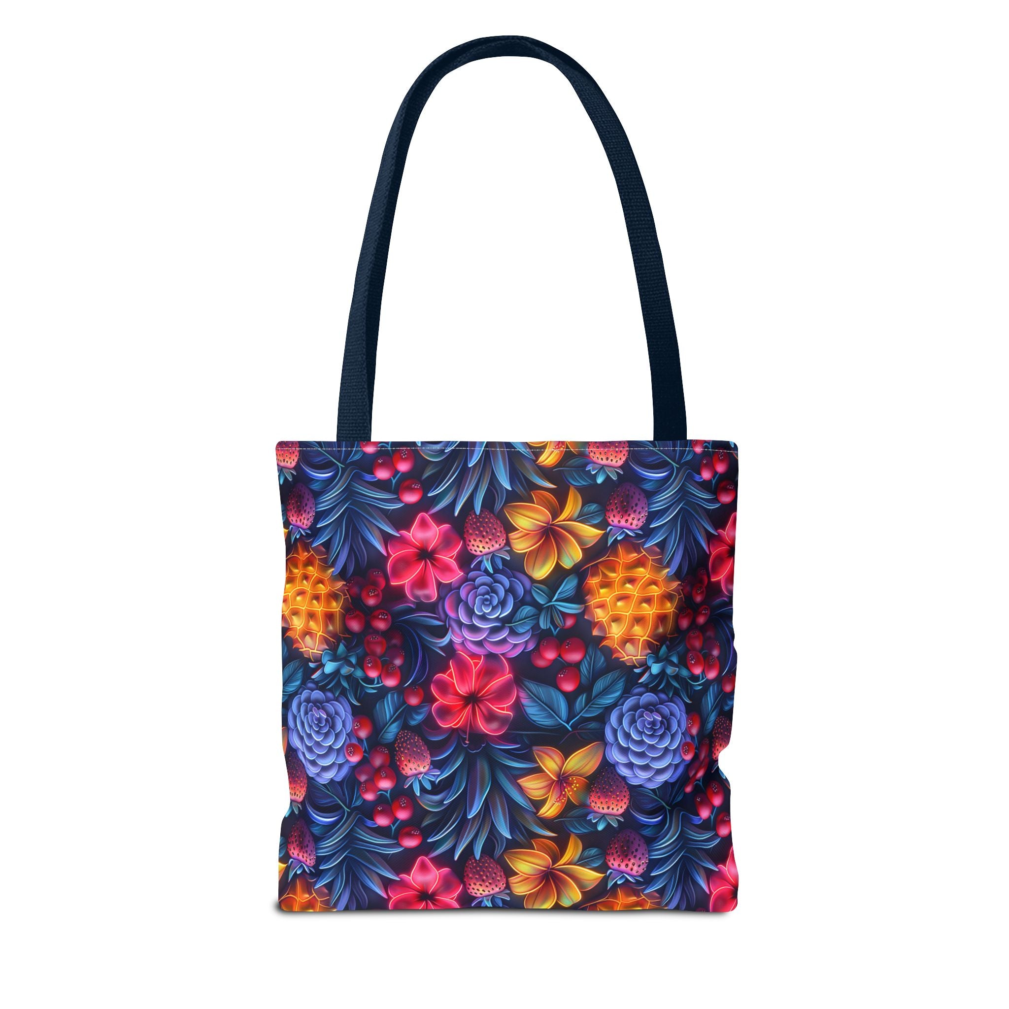 Colorful Fruit Print Back to School Tote Bag