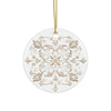 Snowflake Ceramic Ornament