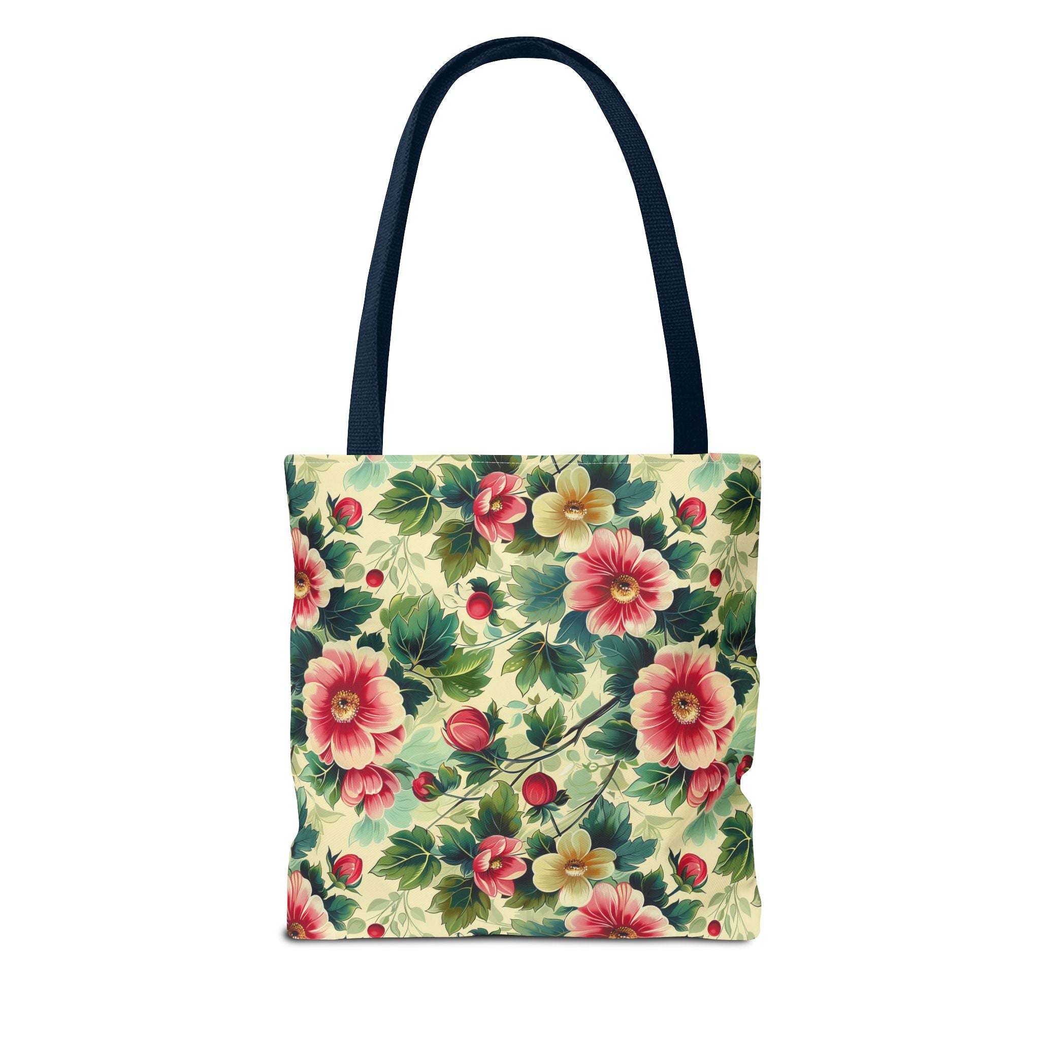 Pink Flower Summer Tote Bag