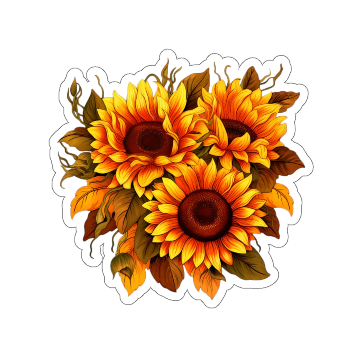 Sunflower Vinyl Sticker