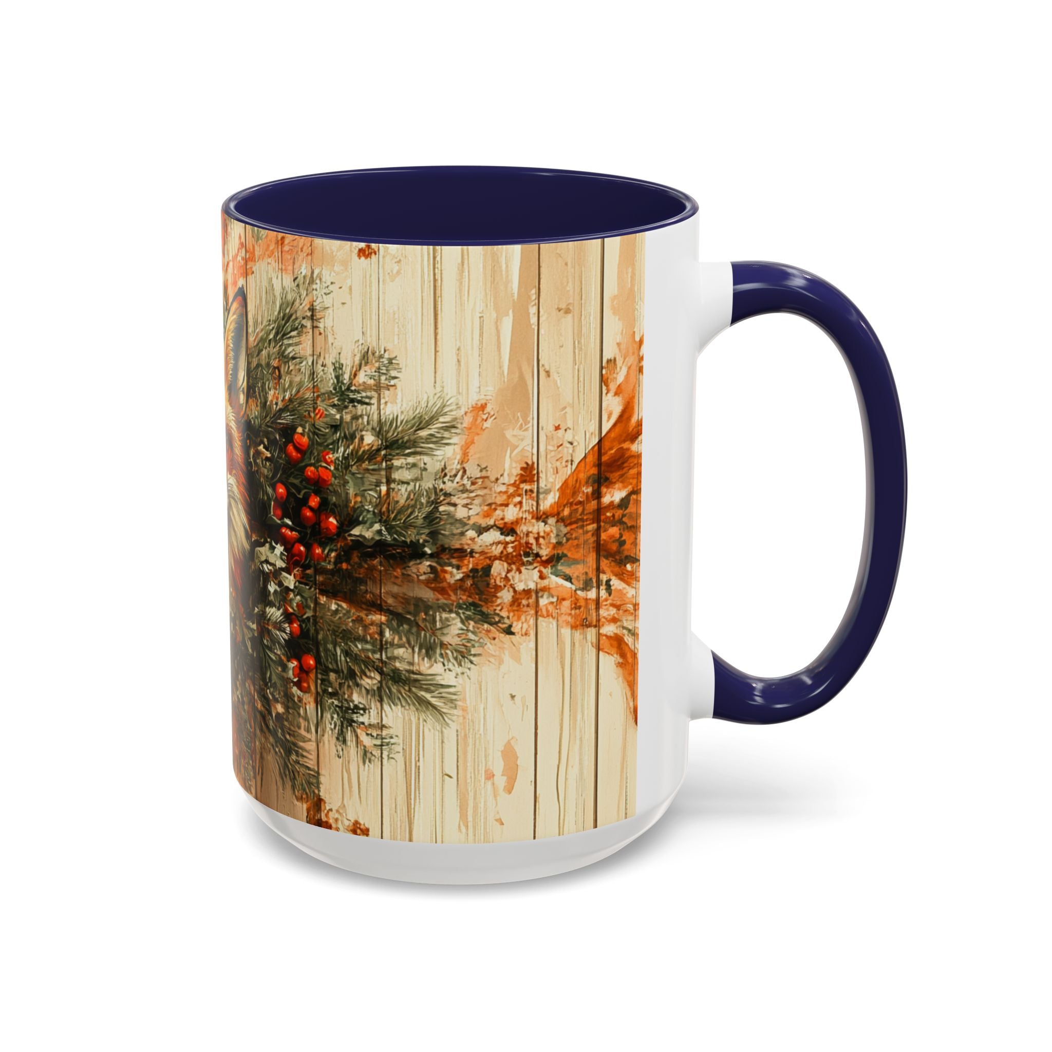 Mug Boho Fox Christmas Design