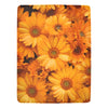 Golden Daisy Floral Throw Blanket - Ultra-Soft 60x80 Fleece Blanket with Bright Yellow Daisy Design