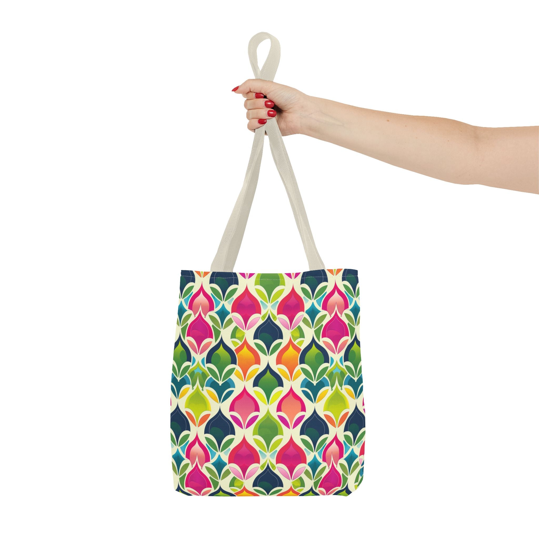 Neon Pattern Eccentric Tote Bag