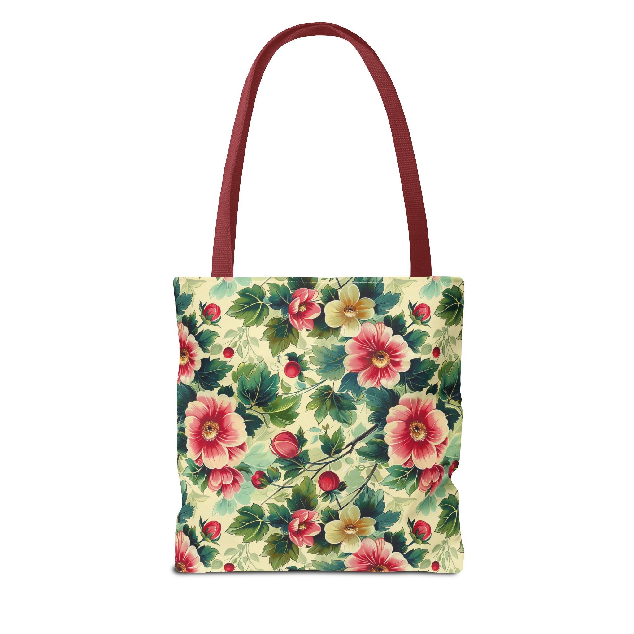 Pink Flower Summer Tote Bag