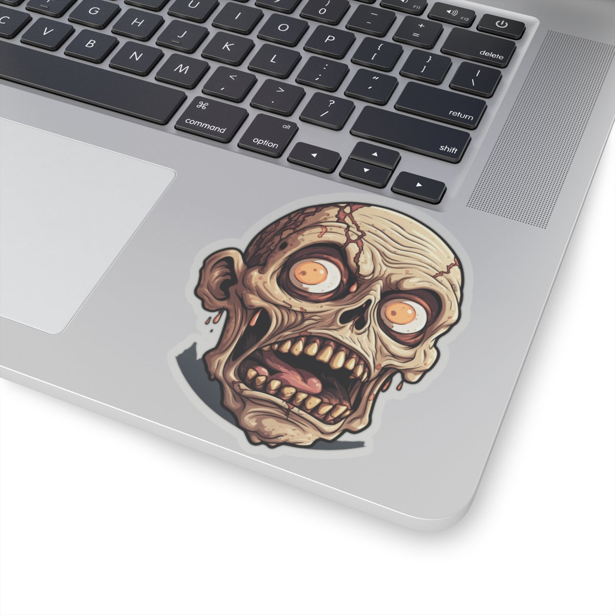 Creepy Zombie Man Horror Halloween Vinyl Sticker