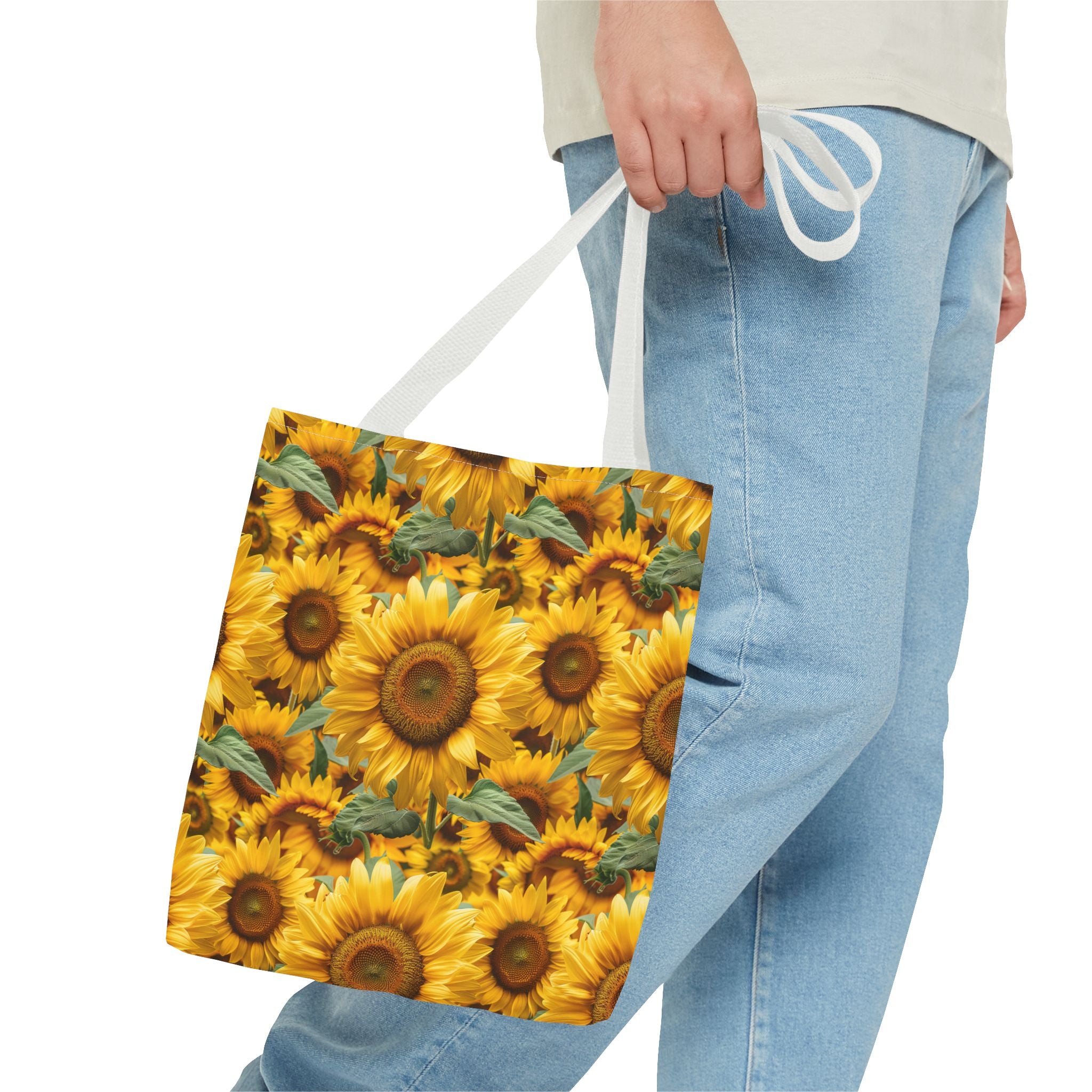 Sunflower Pattern Tote Bag