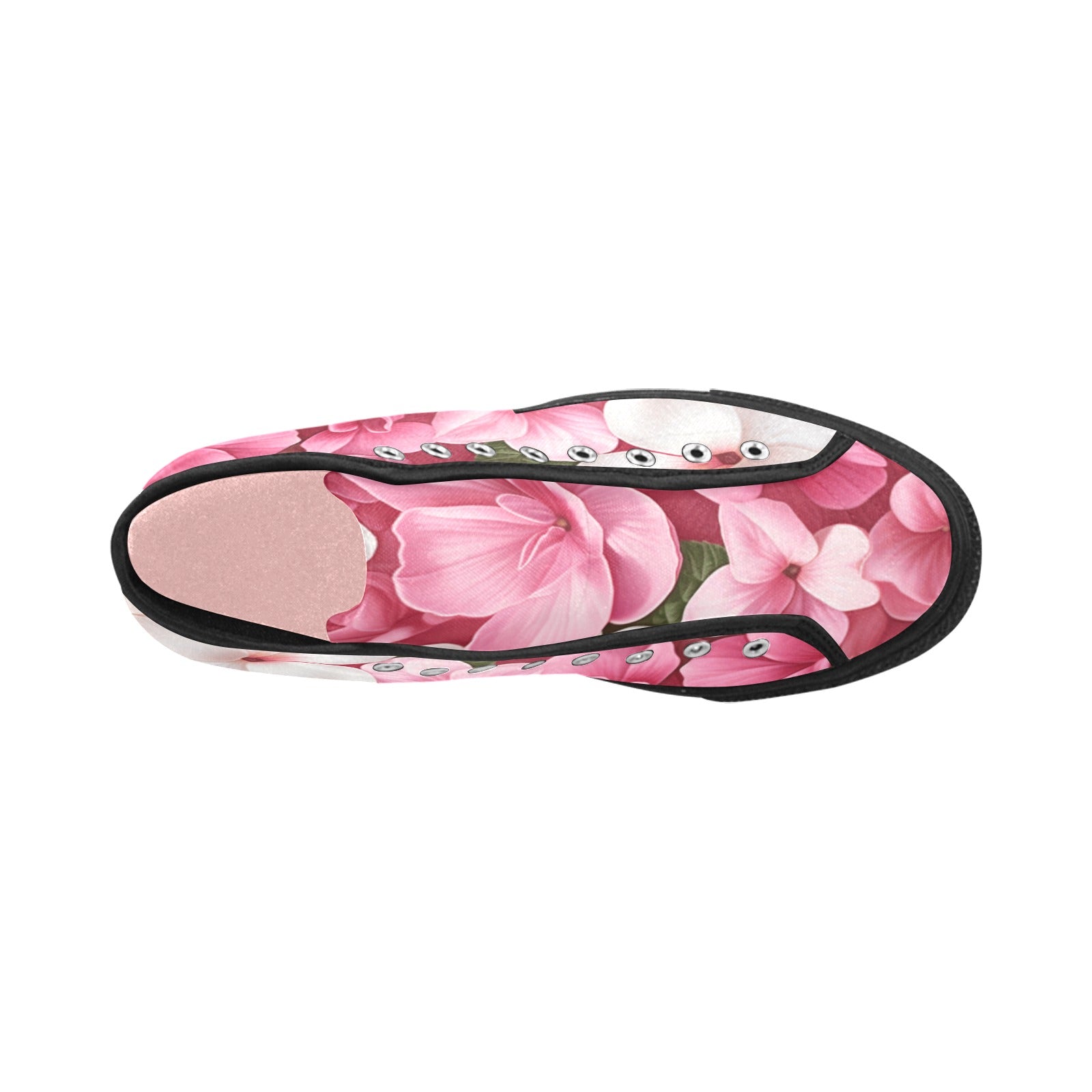 Pink Blossom High-Top Sneakers: Elevate Your Style - Cranberry Lake Design Co.  #