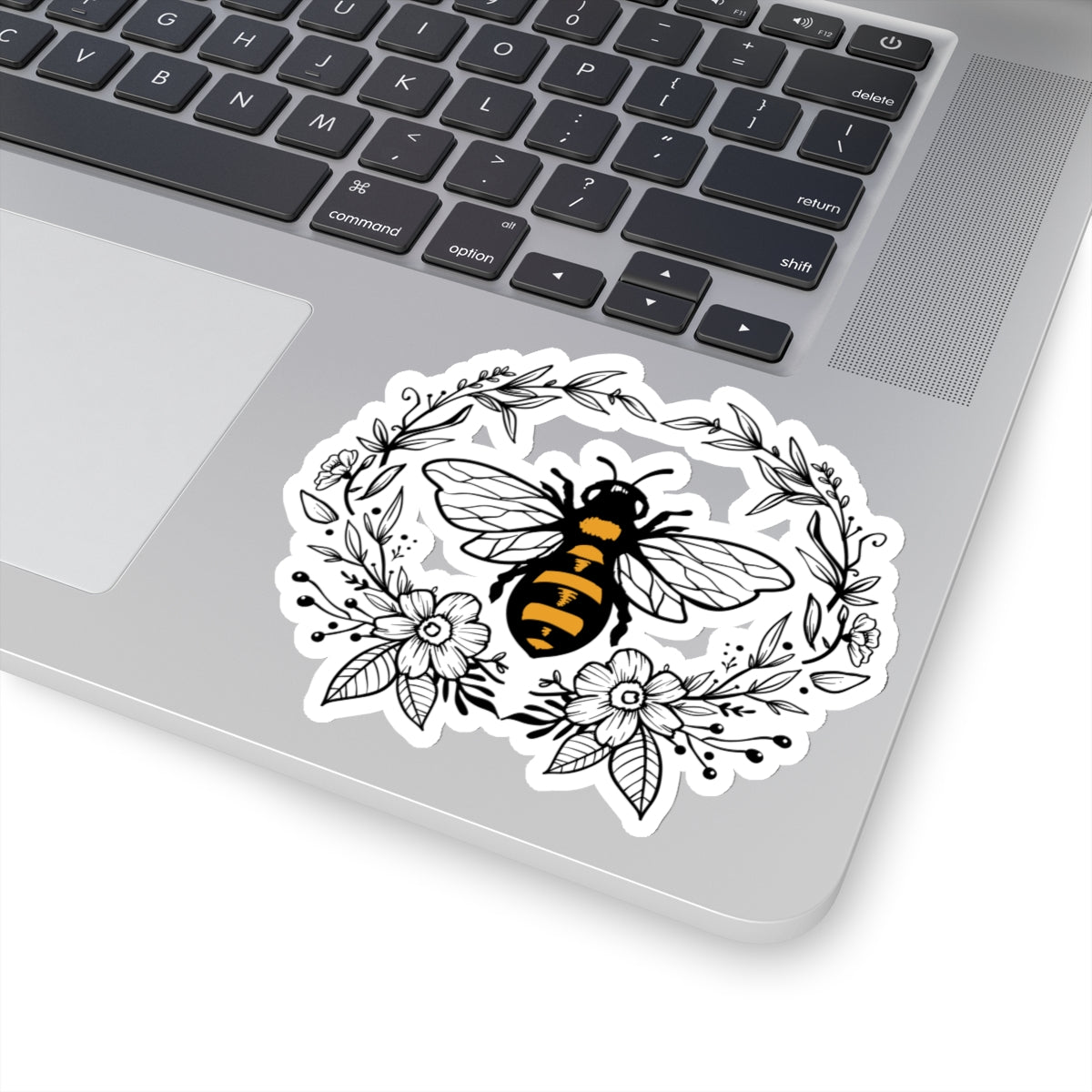 Bee Floral Strong Quotes & Sayings Motivational Sticker