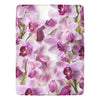 Orchid Bliss Blanket - Soft Plush Floral Throw - 60x80