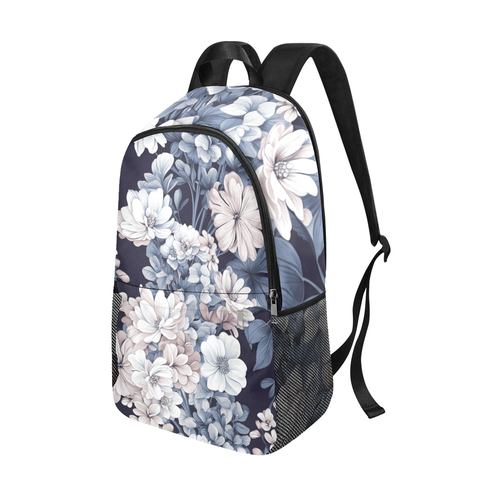 Dusty Miller Floral Backpack: Botanical Chic - Cranberry Lake Design Co.  #