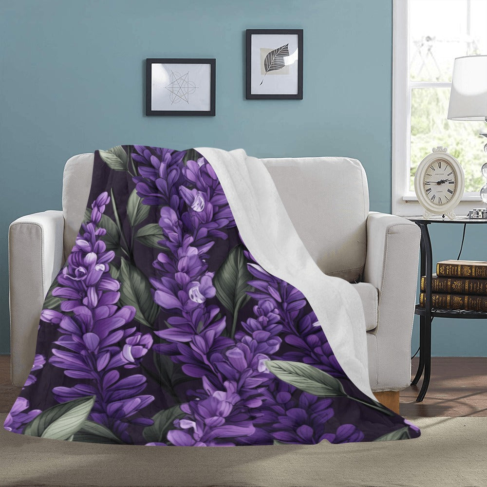 Soft & Cozy Lupine Throw Blanket - Perfect for Twin Beds