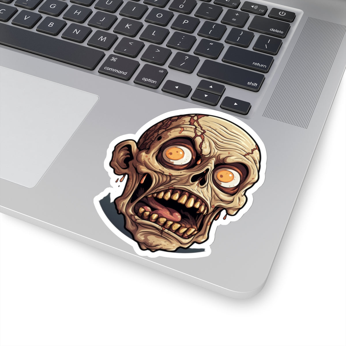 Creepy Zombie Man Horror Halloween Vinyl Sticker