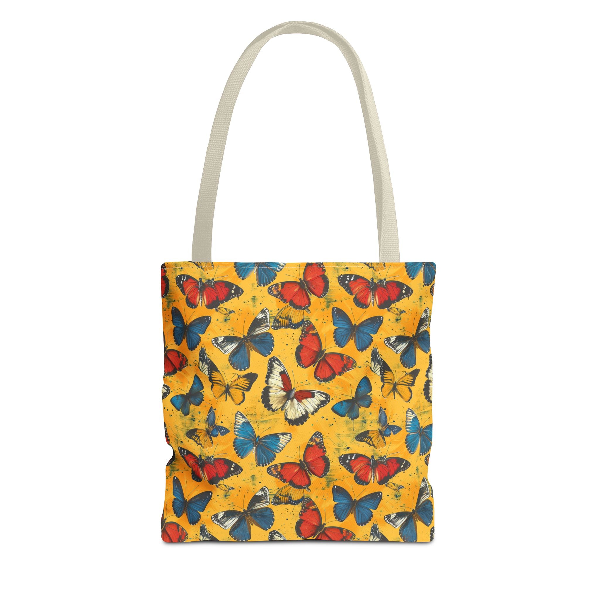 Yellow Whimsical Butterfly Tote Bag