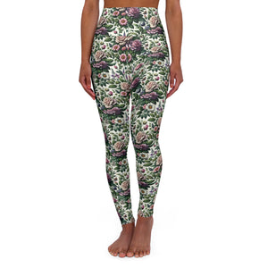 Country Flower Gym Leggings for Stylish Workouts S-2XL