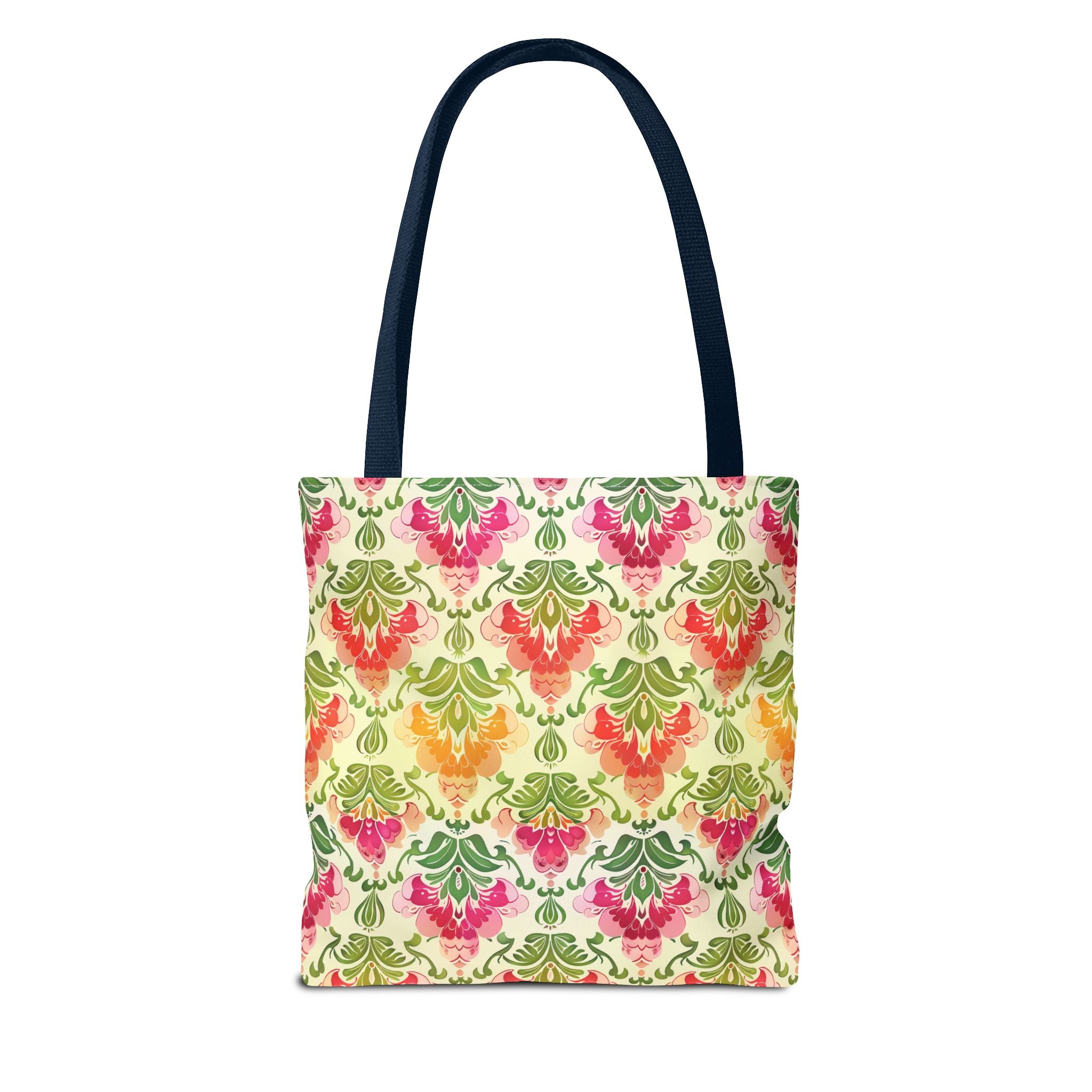 Pink & Green Pattern Tote Bag