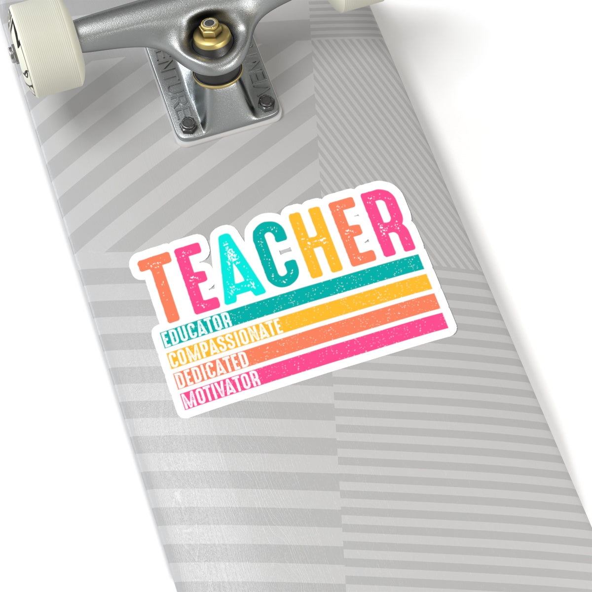 Retro Teacher Appreciation Sticker for Teachers back To School Gift