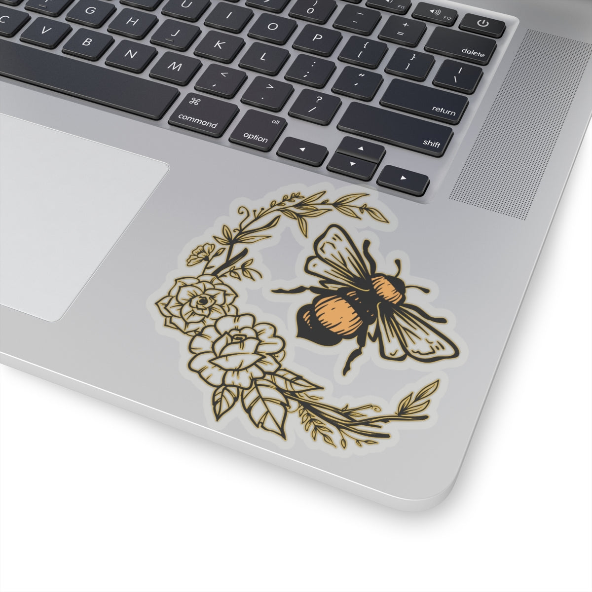 Bee Floral Strong Quotes & Sayings Motivational Sticker