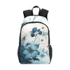 Enchanted Blue Floral Backpack | Feminine and Free-Spirited - Cranberry Lake Design Co.  #