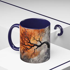 Yin Yang Tree Mug | Balance Coffee Cup | Spiritual Gift | Nature Lover Gift | 11oz & 15oz