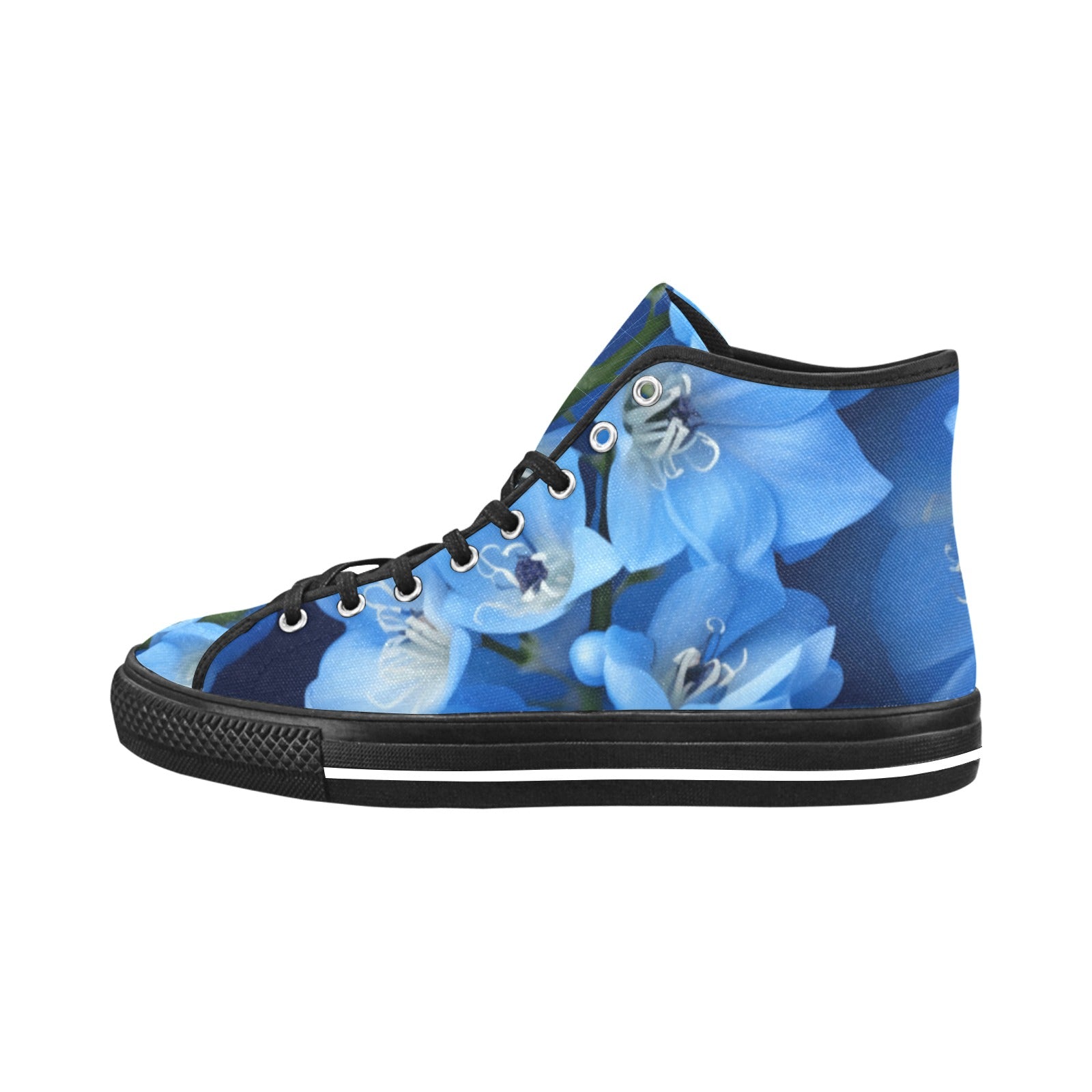 Bluebell Bliss High-Top Sneakers - Cranberry Lake Design Co.  #